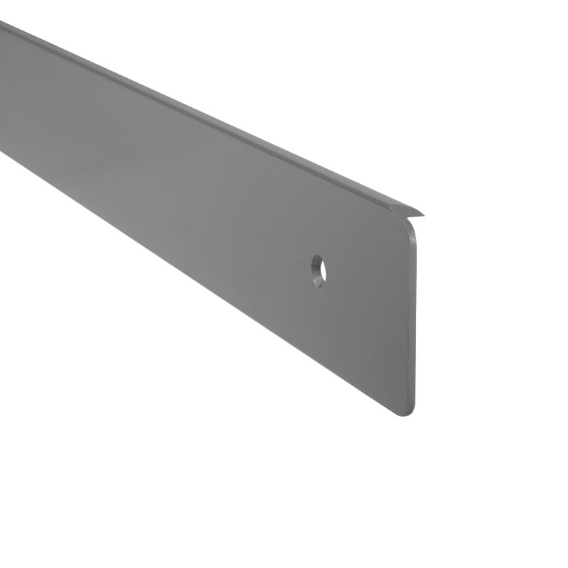 Listwa przyblatowa Cezar aluminiowa prawa 38 mm 62 cm ciemnoszara