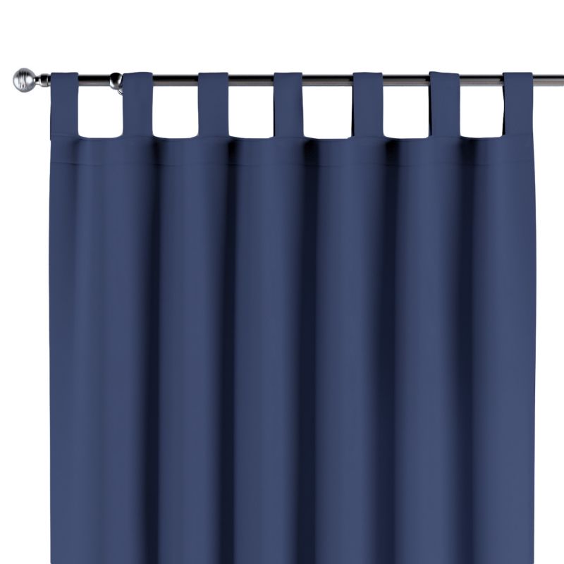 Zasłona na szelkach 1 szt. 140 x 260 cm Dekoria granatowy 1 szt.