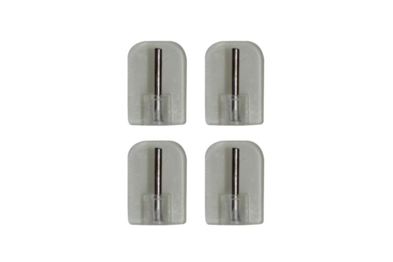 Haczyk samoprzylepny biały 4 szt.