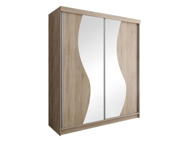 Szafa z lustrem MIRJAN 24 Top 8 200 dąb sonoma 1 szt.