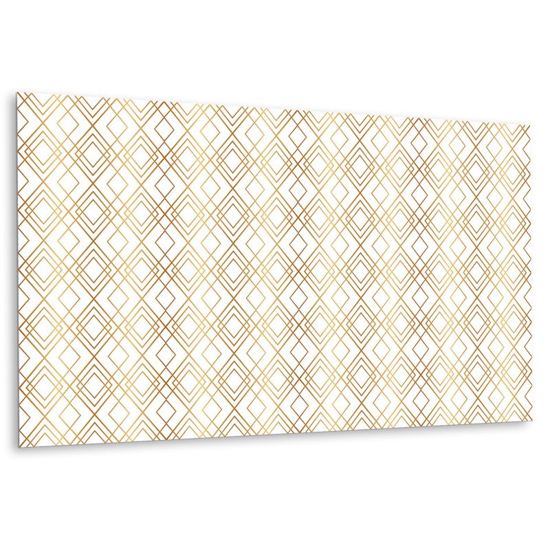 Panel samoprzylepny Tulup 100x50 cm Złote linie 1 szt.