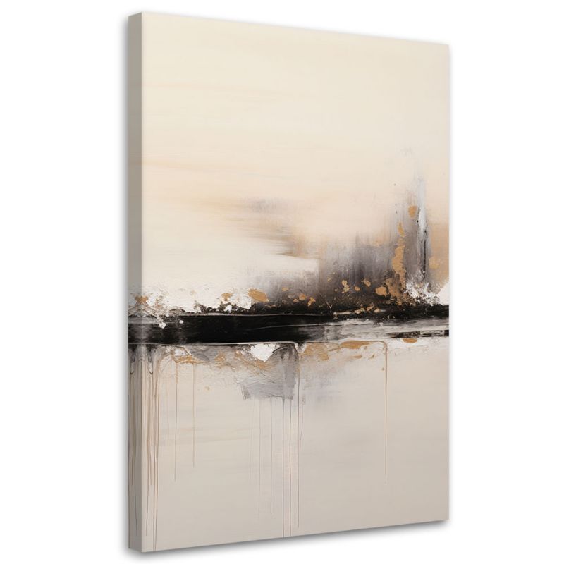 Obraz na płótnie Feeby Beżowa Abstrakcja 70x100cm 1szt