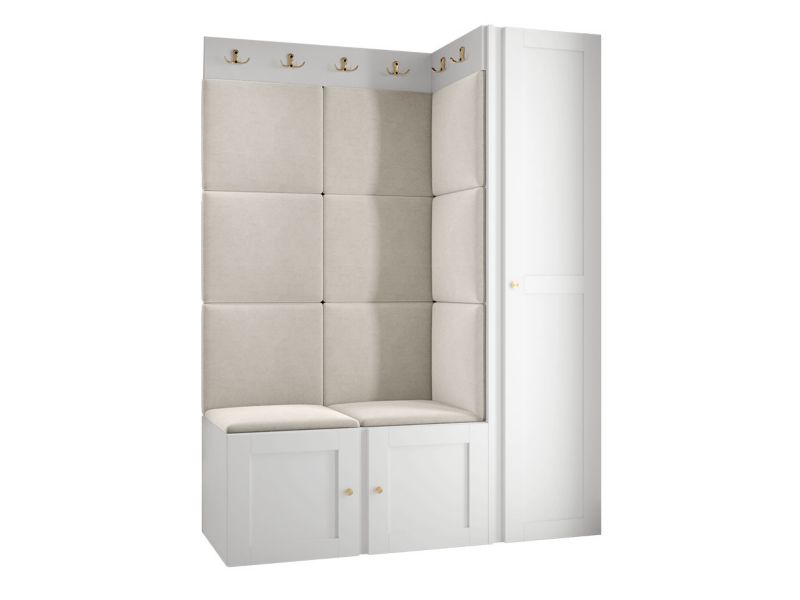 Zestaw MIRJAN 24 Orion Ramiro IX biały + beżowy 1 kpl.