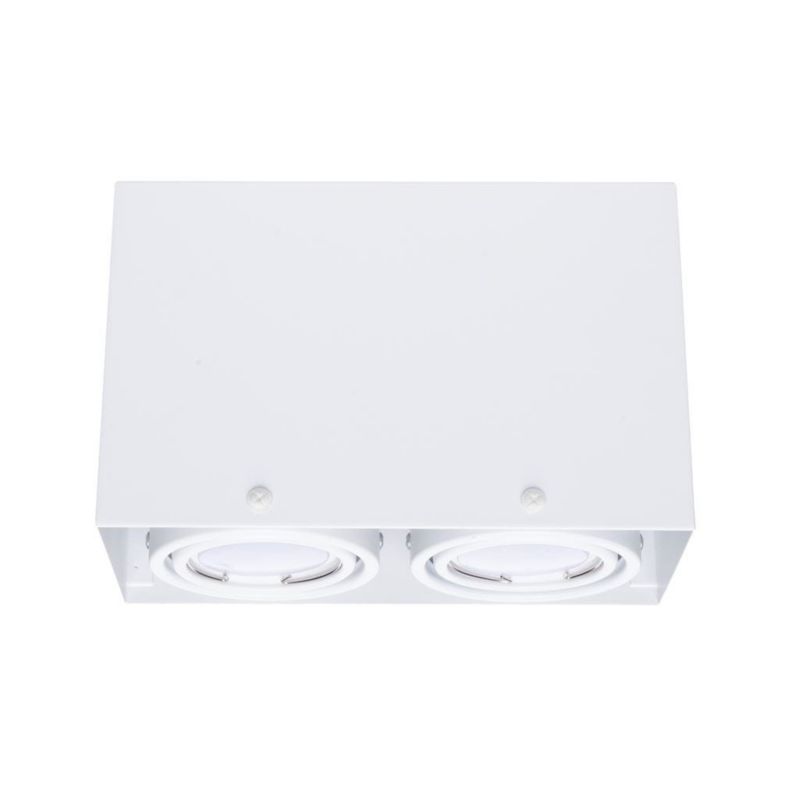 Oprawa sufitowa wpuszczana Milagro Blocco biała LED 14W 3000K 1120lm ruchoma IP20 wym: 8 x 8 cm prostokątna - 1 szt.