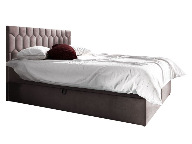 Łóżko kontynentalne MIRJAN 24 Top M24 140x200 brudny róż 1 szt.