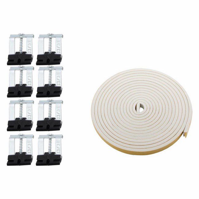 Klipsy Kuchinox do montażu zlewu z taśmą