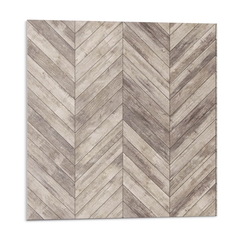 Kafelki samoprzylepne Wallfluent 20x20 cm Motyw jodełkowej deski 20 szt.