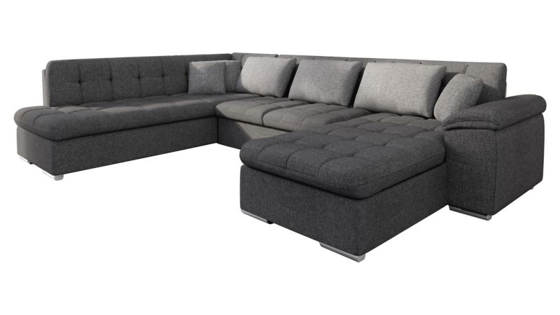 Narożnik MIRJAN 24 Niko Sale prawy grafitowy + szary 1 szt.