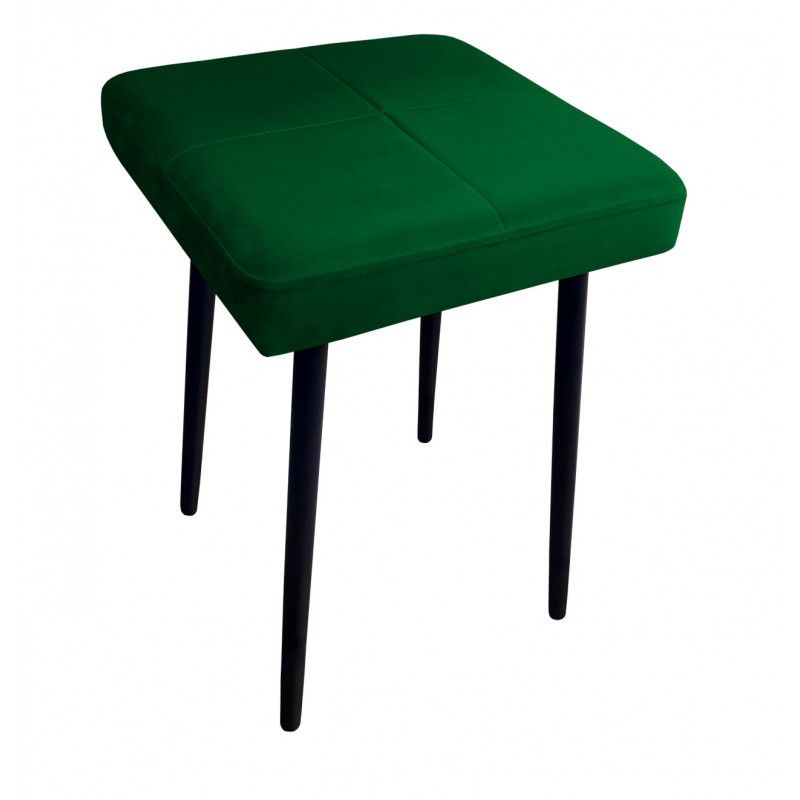 Taboret SQUARE MG VELVET zielony ATOS 1 szt.