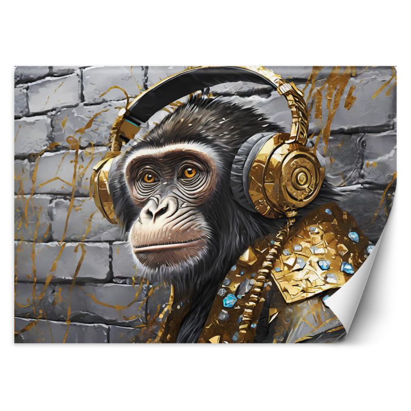 Fototapeta Feeby Małpie słuchawki Pop Art 400x280 1 szt