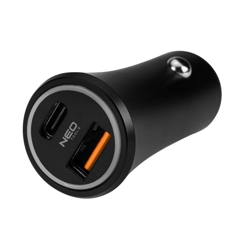 Ładowarka samochodowa NEO TOOLS dwuportowa 1 szt