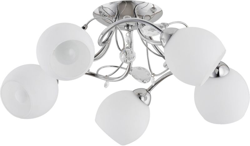 Lampa wisząca Livia 5 W E14 chrom