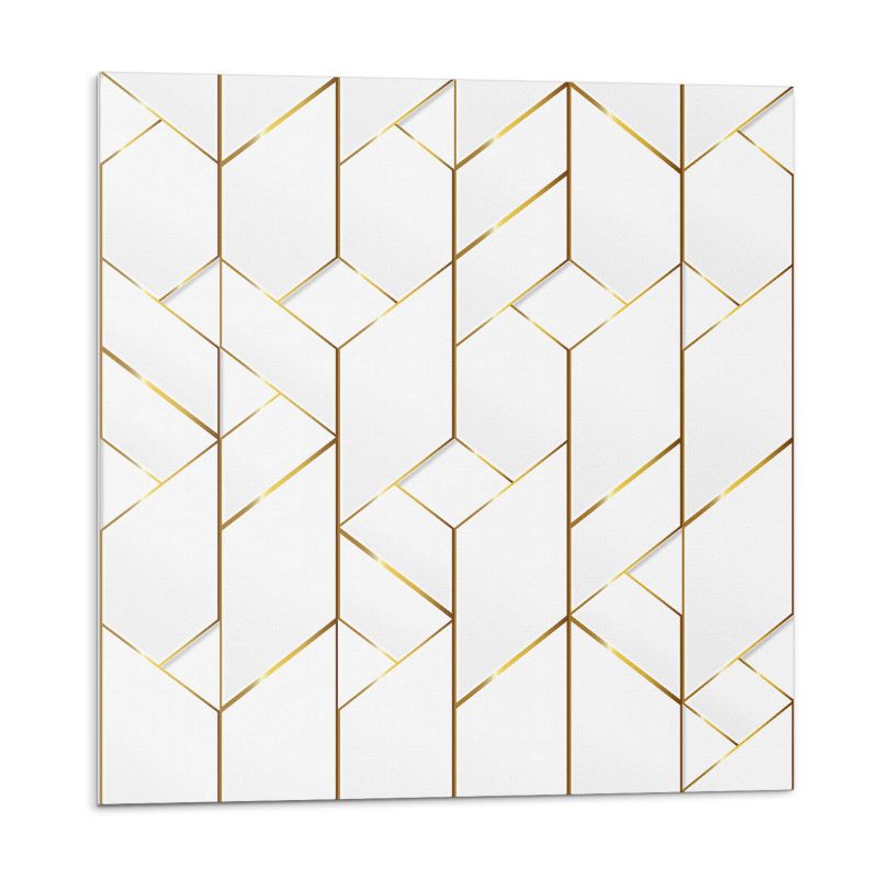 Kafelki samoprzylepne Wallfluent 50x50 cm Nowoczesny motyw linii w formie geometrycznej 4 szt.