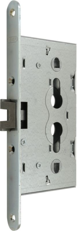 Zamek wpuszczany 2-bębebkowy 72 x 55 mm na wkładkę