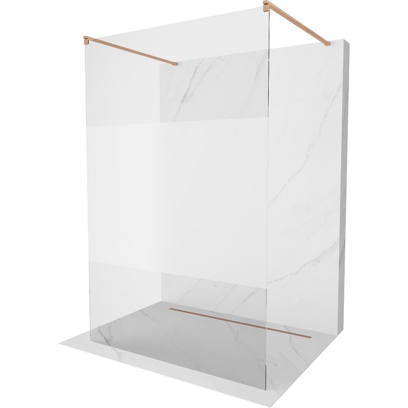 Ścianka prysznicowa Mexen Kioto miedź szczotkowana 130x200 cm 800-130-002-65-35 1 szt.