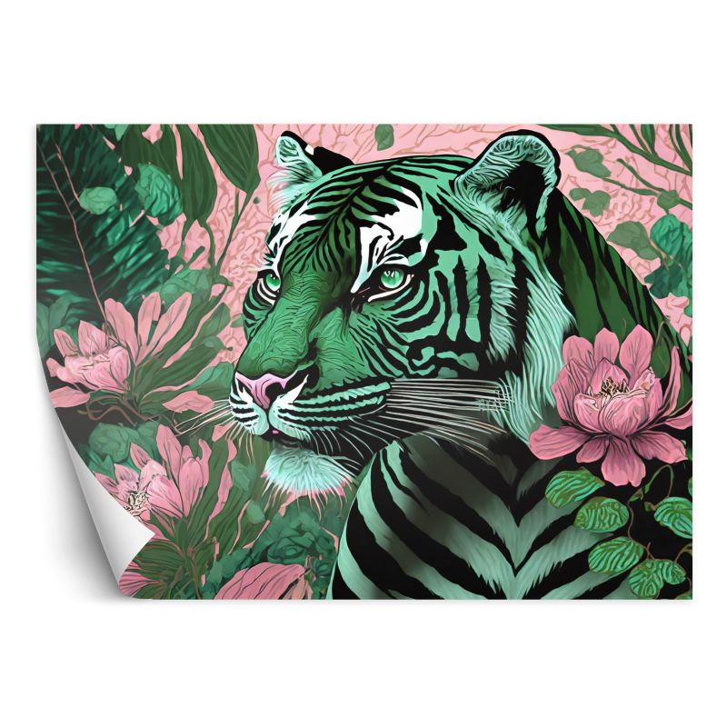 Fototapeta Feeby Zwierzęta tygrysie Abstrakcja tropikalna 350x245 1 szt