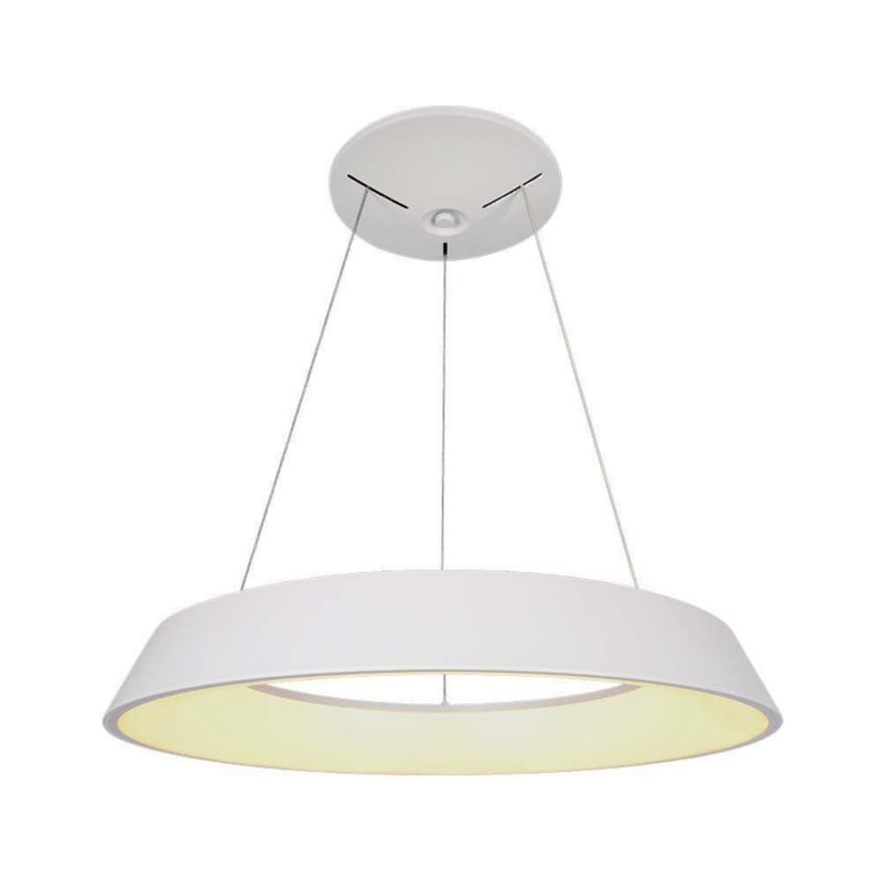 Lampa wisząca V-TAC Vt-7755 biała wym: 103 x 48,5 x 48,5 cm wbudowany LED 48W 4000K 5000lm 1 szt.