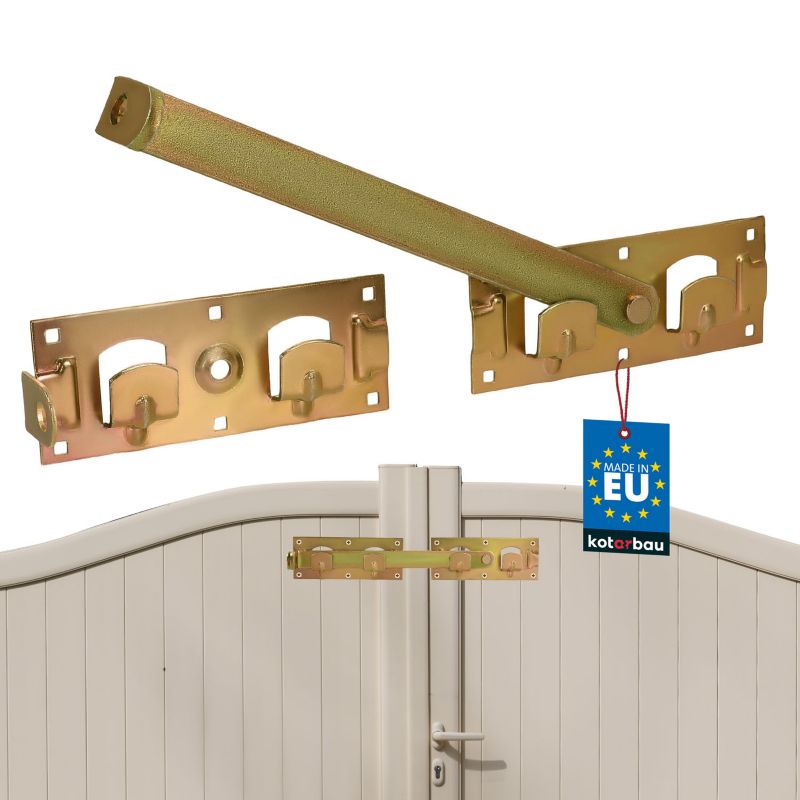 Zasuwa bramowa KOTARBAU zapadka cyrkiel 430 mm czarny 1 szt.