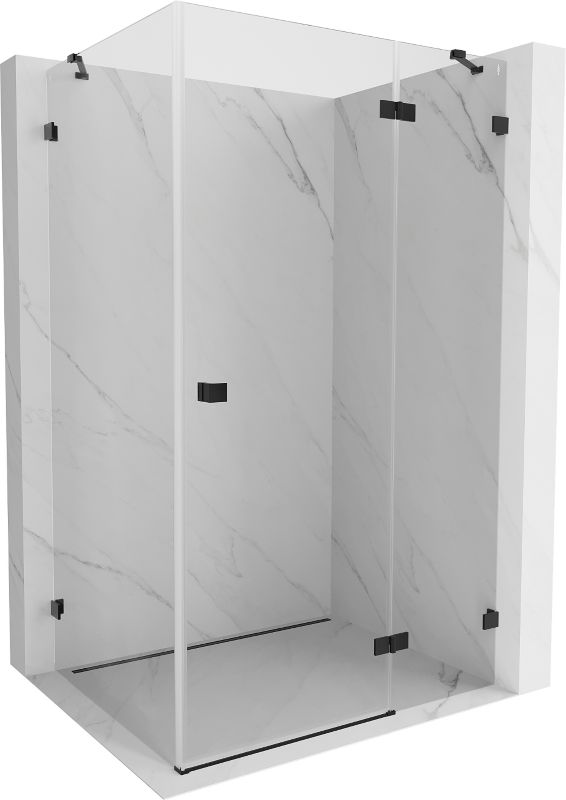 Kabina prysznicowa Mexen Lunar czarna 90 x 80 cm 1 szt.