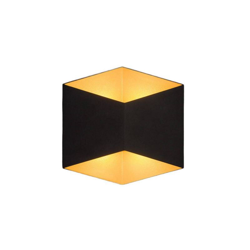 Kinkiet ścienny zewnętrzny Nowodvorski Lighting Triangles czarny LED 5W 3000K 750lm IP54 wym: 17,2 x 17 x 9 cm aluminium - 1 szt.