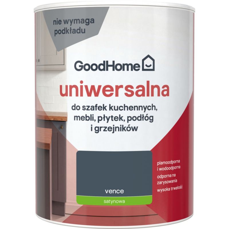 Farba uniwersalna GoodHome Reno vence satyna 0,75 l