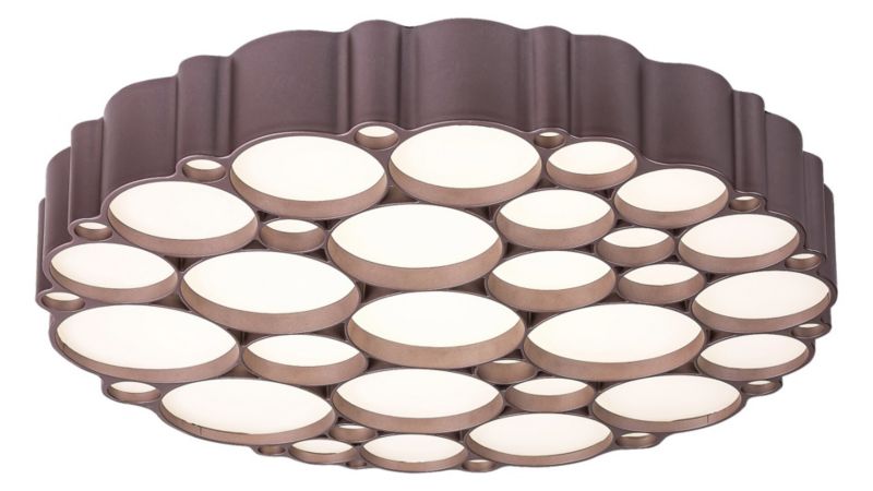 Plafon sufitowy Rabalux Andela brązowy LED 48W 4000K 2956lm IP20 wym: 9 x 50 x 50 cm metal - 1 szt.