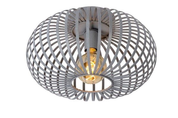 Lampa sufitowa wisząca Lucide Manuela 2588 szara szerokość 40 cm 1xE27 x 60W 1 szt.