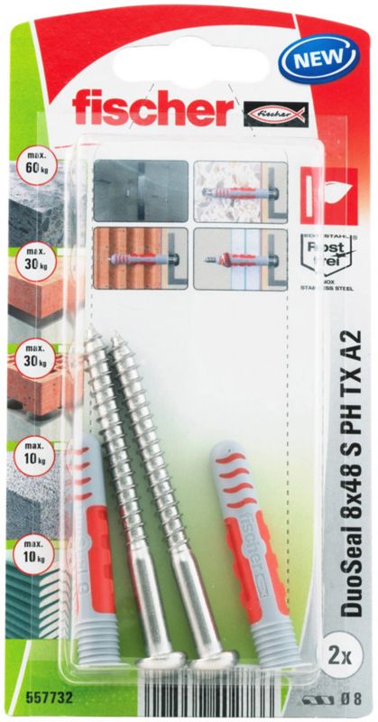 Kołek rozporowy Fisher Duoseal 8 x 48 mm 2 szt.