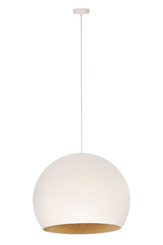 Lampa wisząca Sigma Lighting Margo 9624 beżowo-złota styl klasyczny 1xE27 x 1 szt.