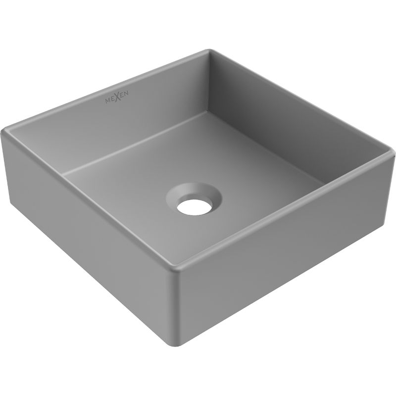 Umywalka nablatowa Mexen Goya szara 35x35 cm 1 szt.