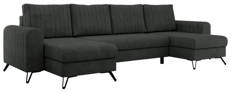 Narożnik MKS Meble AXEL U uniwersalny ciemnoszary struktura 1szt.