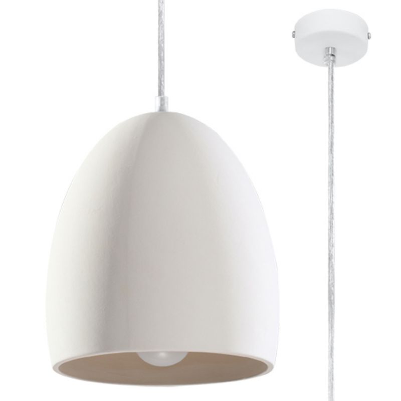 Lampa wisząca Sollux Lighting ceramiczna FLAWIUSZ 1 szt.