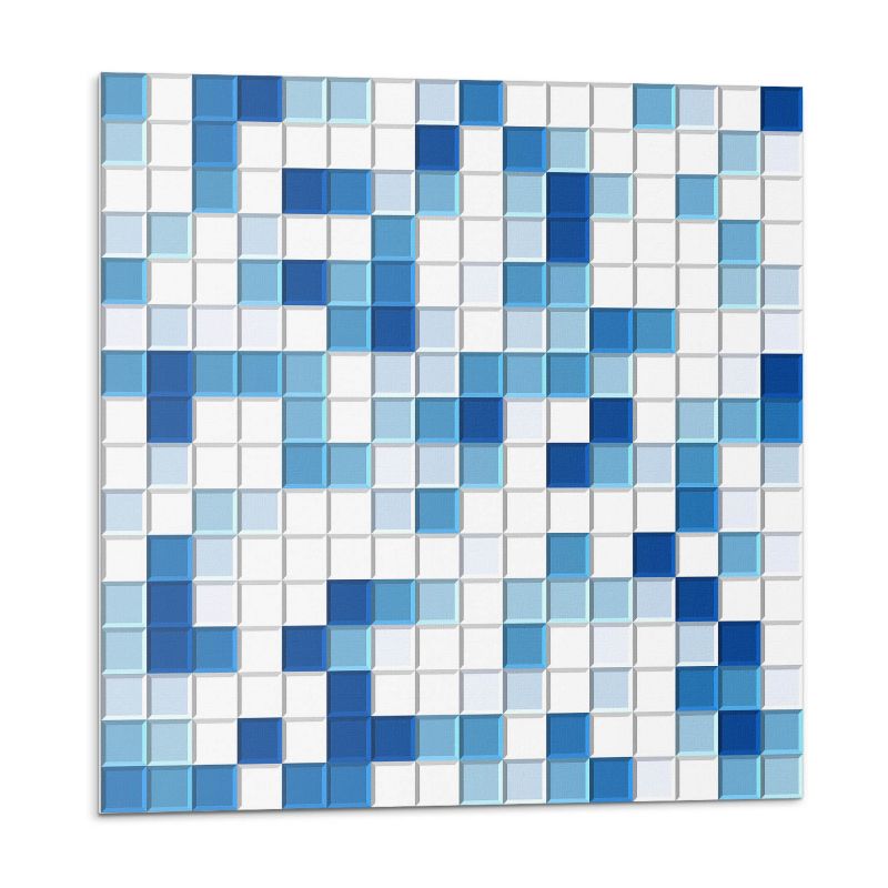 Kafelki samoprzylepne Wallfluent 30x30 cm Mozaikowy wzór w intensywnych odcieniach niebieskiego 9 szt.