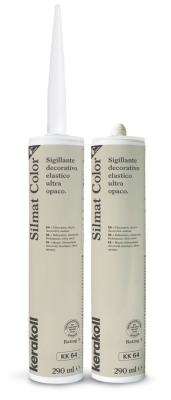 Silikon sanitarny Kerakoll Silmat KK64 ciepły jasnoszary 290 ml