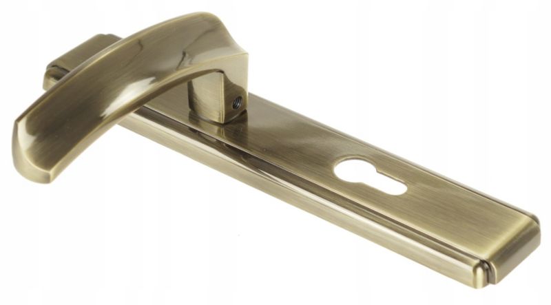 Klamka Drzwiowa FEINZ 72 Mm Wkład Patyna Lewa Zewnętrzna 1 szt.