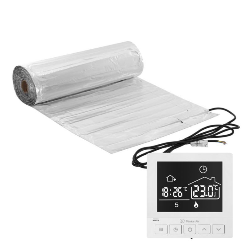 Zestaw mat grzewczych pod panele Mission Air MAL-160 3,5m² + Taurus Biały 1szt