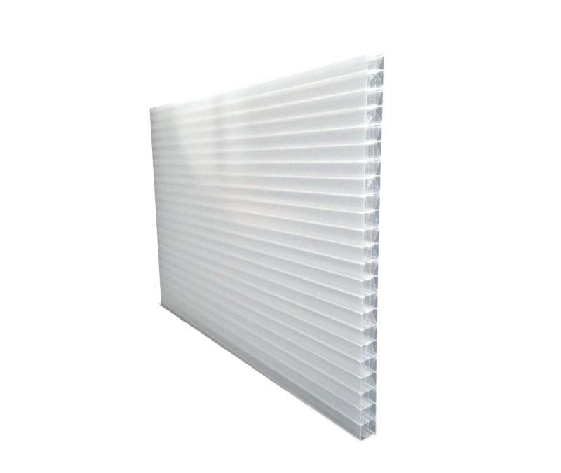 Poliwęglan komorowy TECH-PLAST 10mm opal mleczny 1,05 x 3,50m X-premium 1 szt.