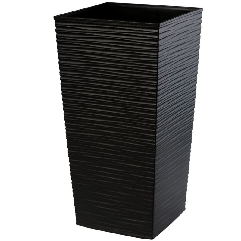 Doniczka KADAX Z Wkładem Donica Na Kwiaty 57 cm Czarna 1 szt.