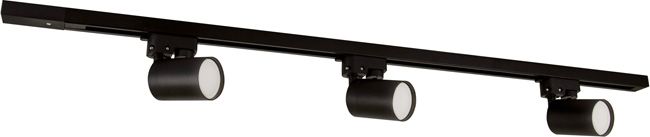 Zestaw szynowy z 3 reflektorami Struhm Sofia GU10 czarny 1 m