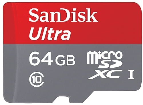SanDisk Micro SDXC 64GB 80MB/s class 10 SDSQUNS-064G-GN3MA - Henryx24