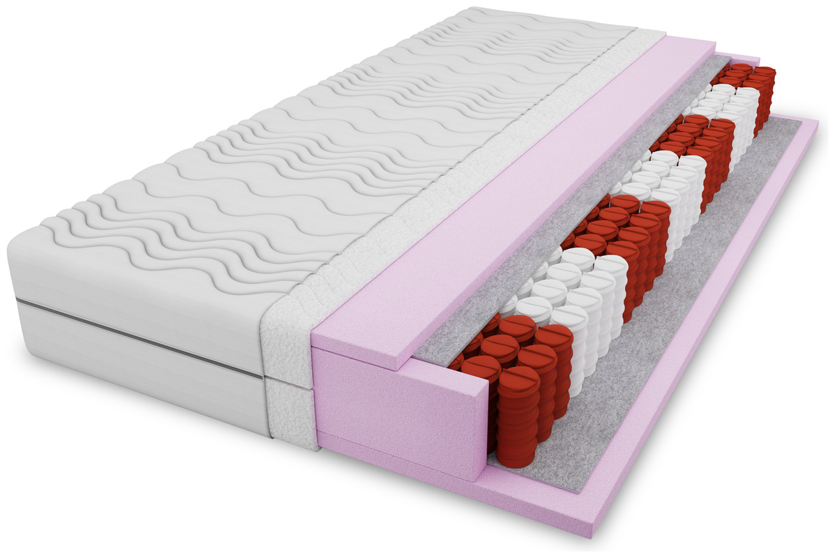 Dwuosobowy materac kieszeniowy 160x200 cm SPRING