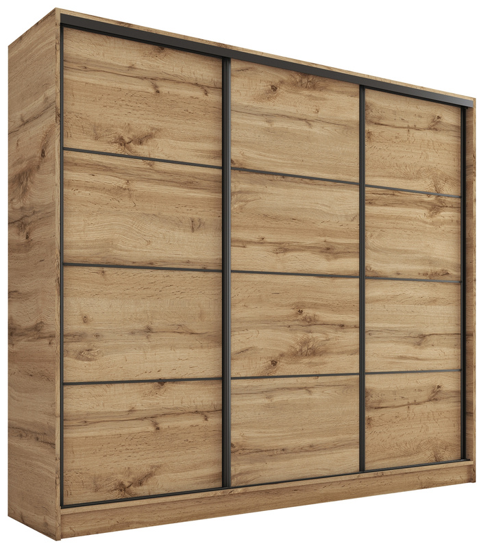 Szafa przesuwna 200 cm dąb wotan LOFT