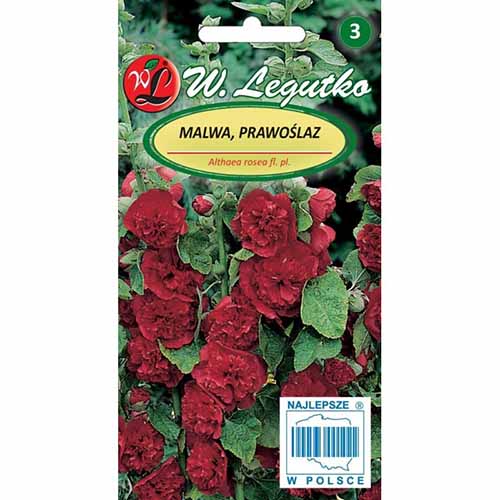 1 szt, Malwa pełna (Prawoślaz) czerwona Legutko - Nasiona: Ilość w opakowaniu: 0.5 g