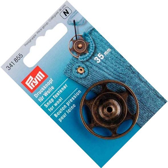 guzik zatrzaskowy do obrabiania włóczką PRYM 341855