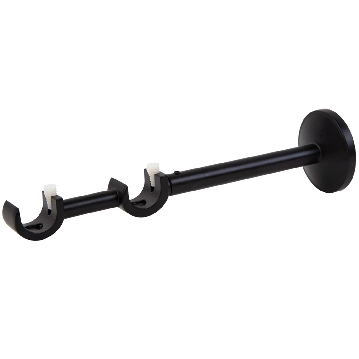 FUSION wspornik podwójny czarny mat 2 szt.