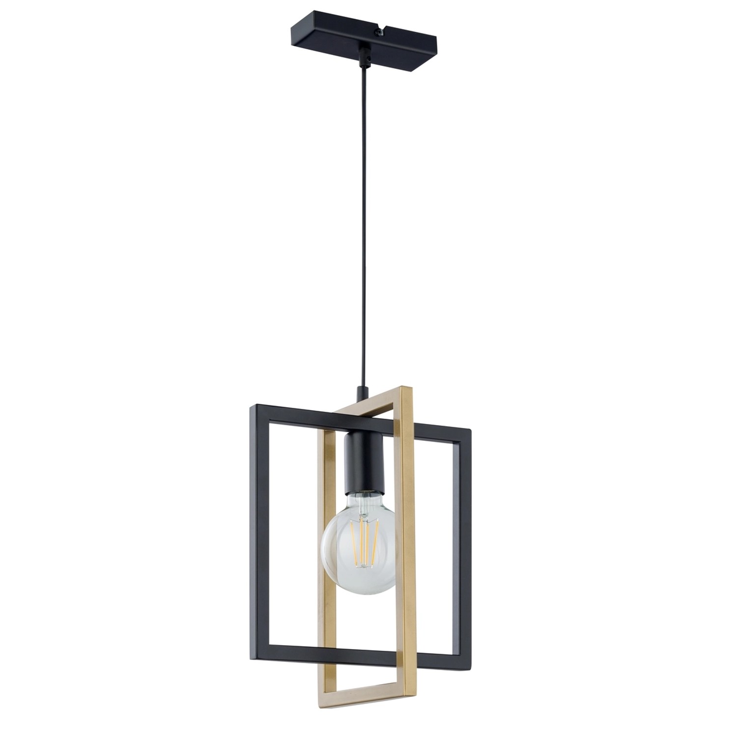 Sigma Lampa Eden 1x60W E27 czarno-złota