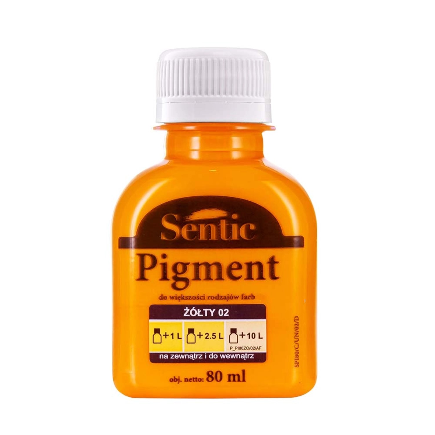 Pigment do farb Dragon Sentic żółty 80 ml