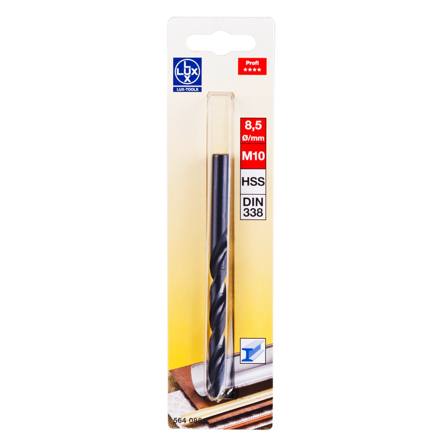 LUX Wiertło do metalu 8,5x117 mm