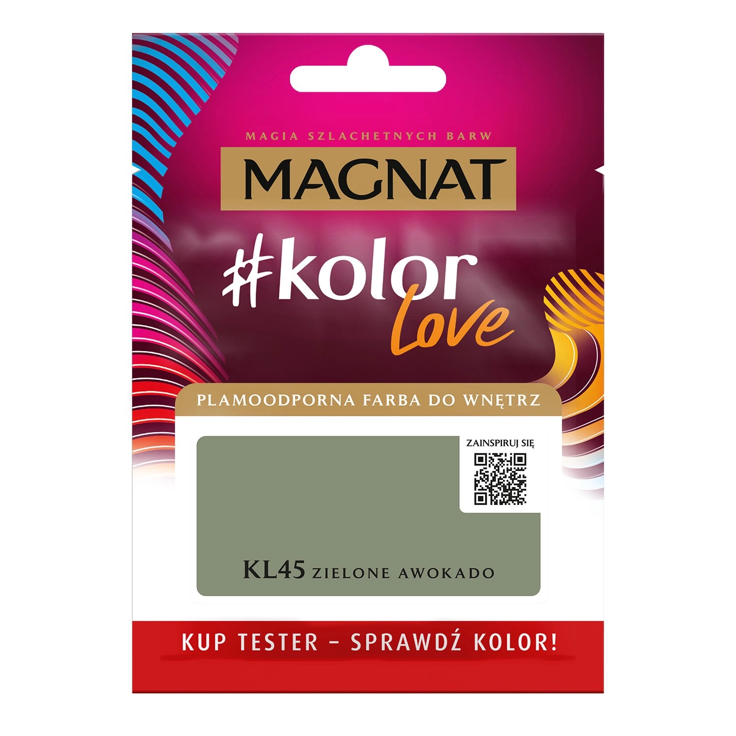 Tester farby Magnat KolorLove zielone awokado 25ml