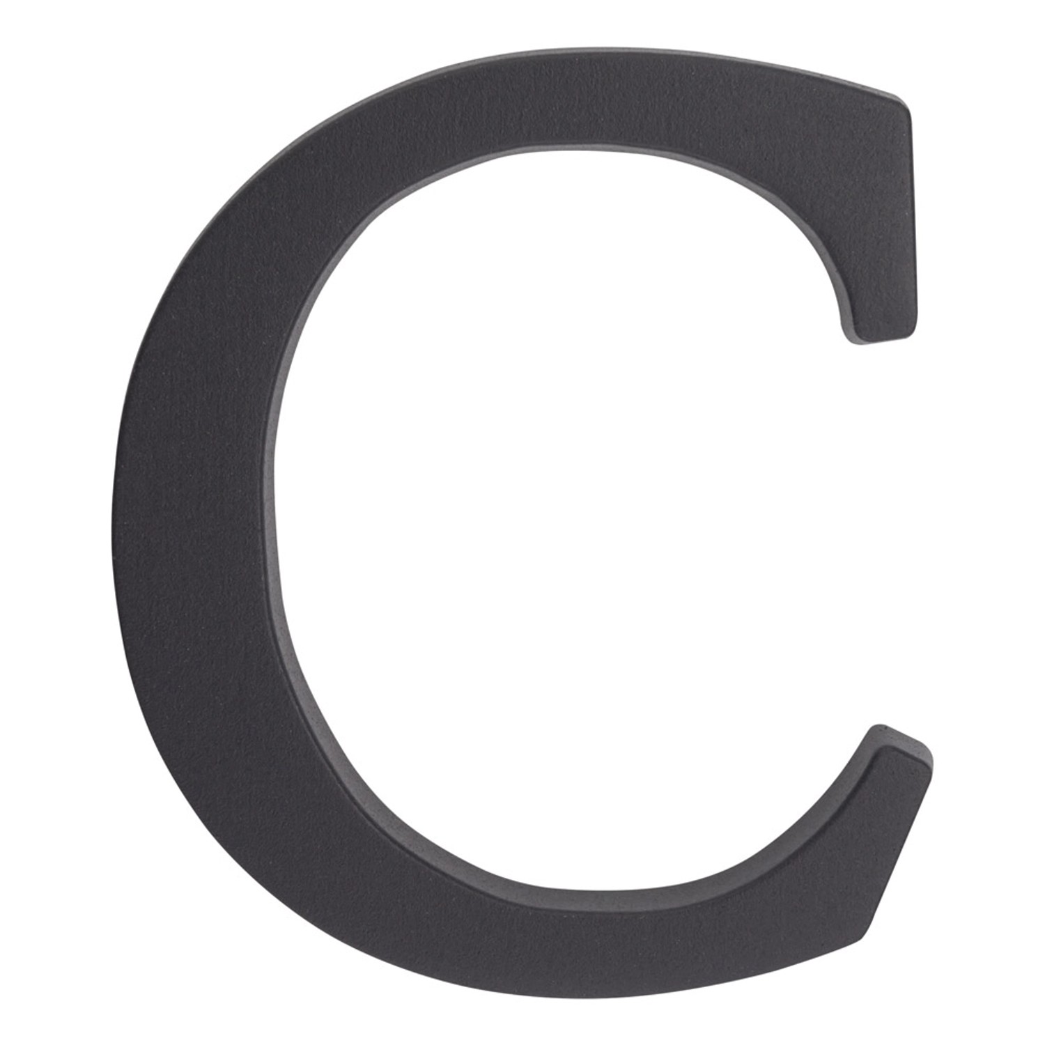 Metro Litera C aluminiowa grafitowa wys. 10,5cm